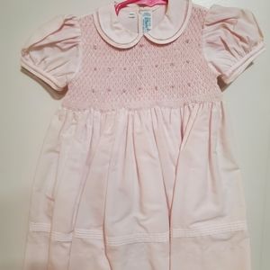 NWT Light Pink Smocked Dress 18M